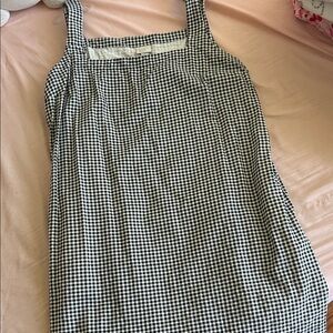 A New Day Black and White Checkered Mini Dress